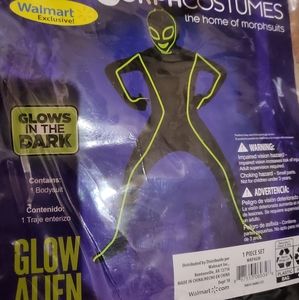 Glow in the dark alien costume 👽